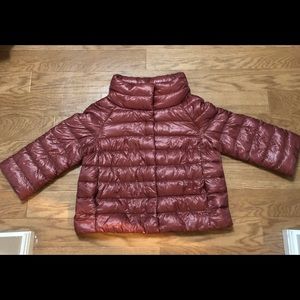 Mauve Herno Cropped Jacket Large (size 46/10)